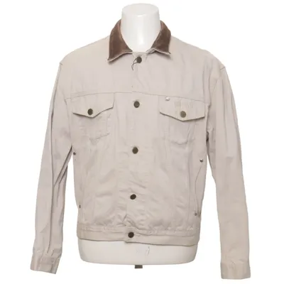 Jeansjacka (Beige) från Redskins Bomull, Skinn