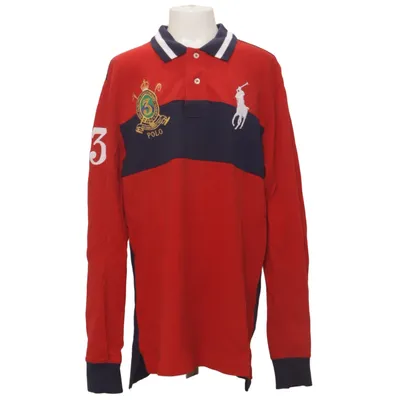 Maillot de rugby (Rouge, Bleu, Multicolore) de Polo Ralph Lauren Coton