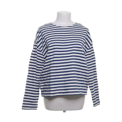 Långärmad t-shirt (Blå, Vit) från Armedangels Ekologisk bomull