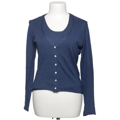 Twinset (Bleu) de Allude Cachemire, Coton