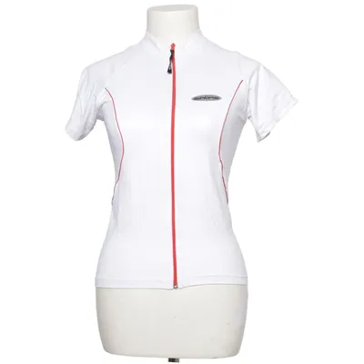 Träningsjacka (Vit, Röd) från Online Polyester