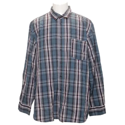 Chemise en flanelle (Bleu, Blanc, Marron) de Watson's Coton