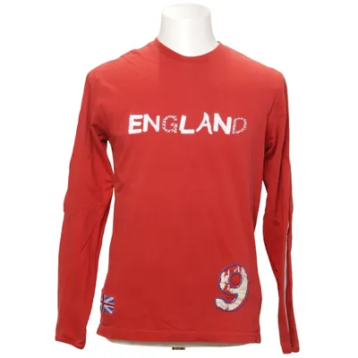 Long sleeve T-shirt (Red) from Kitaro Cotton
