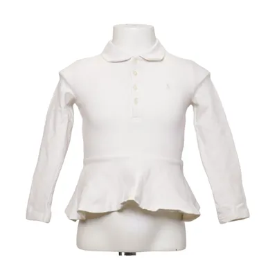 Peplumtopp (Vit) från Polo Ralph Lauren Bomull, Elastan