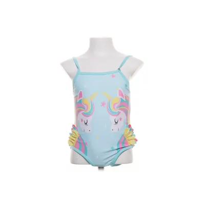 Badpak (Blauw, Meerkleurig) van Shein Elastaan, Polyester