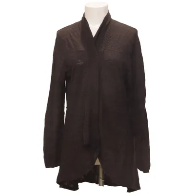 Cardigan (Black) from Cable & Gauge Cotton, Viscose