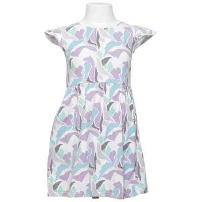Dress (White, Multicolored) from Reima Cotton