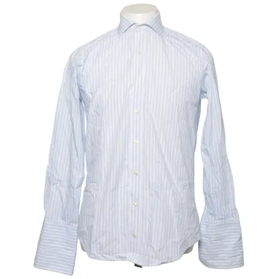 Shirt (Blue, White) from Simon Carter Cotton