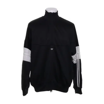 Sweatshirt (Sort, Hvid) fra Adidas Bomuld, Genanvendt polyester
