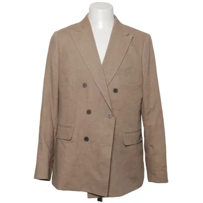 Blazer (Beige) fra Gianni Feraud Bomuld, Linned, Polyester