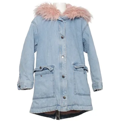 Fodrad jeansjacka (Blå, Rosa) från Zara Girls Polyester