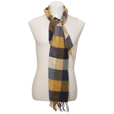 Écharpe (Bleu, Jaune, Blanc) de Hemley Laine