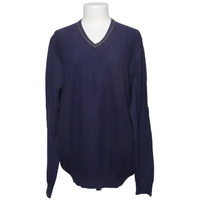 Pullover (Blå) fra Massimo Dutti Kashmir, Bomuld, Silke