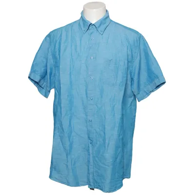 Short sleeve shirt (Blue) from Franco Bettoni Cotton, Linen