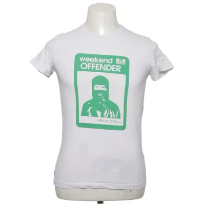 T-shirt (Vit, Grön) från Weekend Offender Bomull