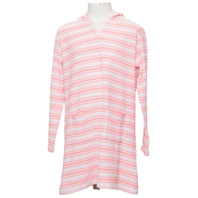 Capuchon jurk (Roze, Wit) van Sunuva Katoen, Polyester