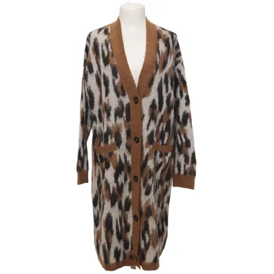 Cardigan (Brown, Black, White) from Darling Harbour Alpaca wool, Polyamide