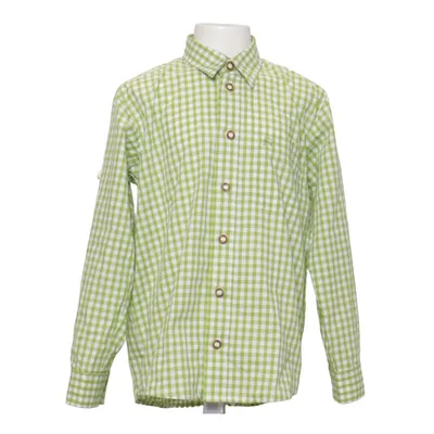 Shirt (Green, White) from Os Trachten Cotton