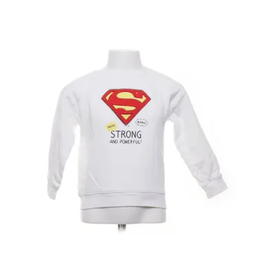 Collegetröja (Vit, Flerfärgad) från DC Comics Bomull