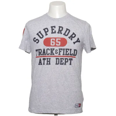 T-shirt (Grå, Röd, Blå) från Superdry Track & Field Bomull, Polyester