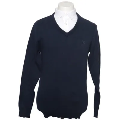 Pullover (Blå, Vit) från Ombre Bomull, Nylon