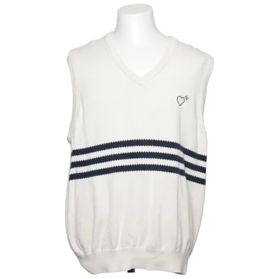 Slipover (Vit, Blå) från Adidas Bomull