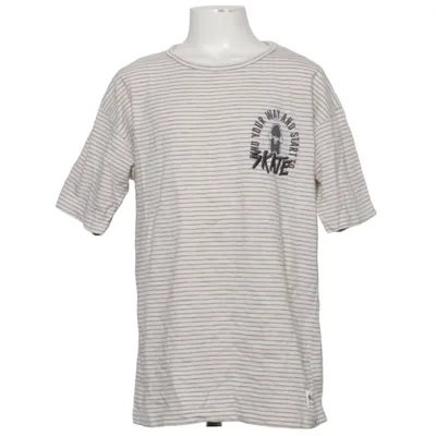 T-shirt (Beige, Zwart) van STC Katoen
