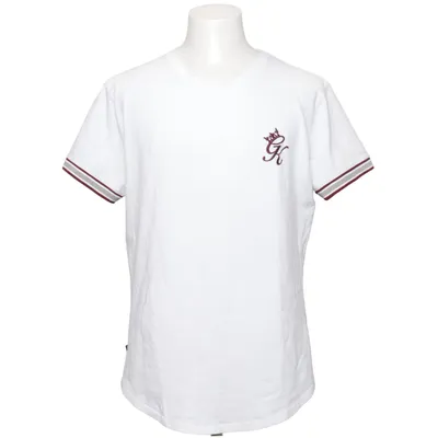 T-shirt (White, Red, Gray) from Gym King Cotton, Elastane