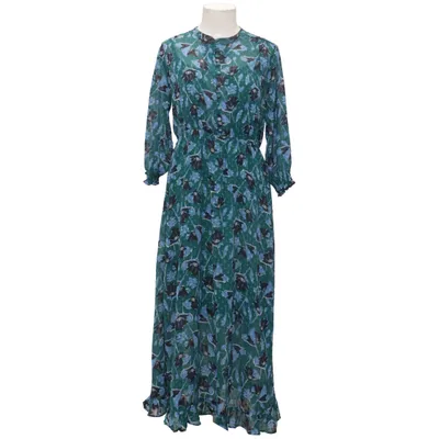 Maxikleid (Grün, Blau, Schwarz) von CKS Elasthan, Polyester, Viskose