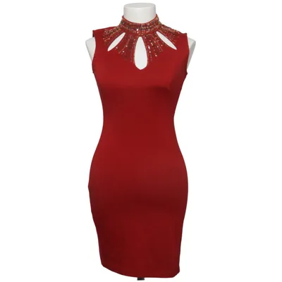 Cocktailklänning (Röd) från Emamoda Elastan, Polyester
