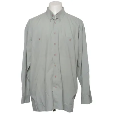 Arbetsskjorta (Grå) från Le Frog Bomull, Polyester