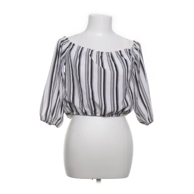 Crop top (Zwart, Wit) van CoolCat Elastaan, Polyester