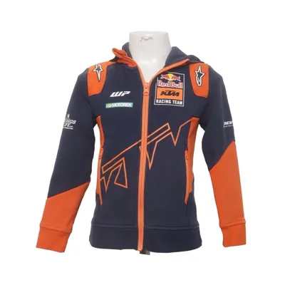Sweat à capuche (Bleu, Orange) de KTM Coton, Polyester