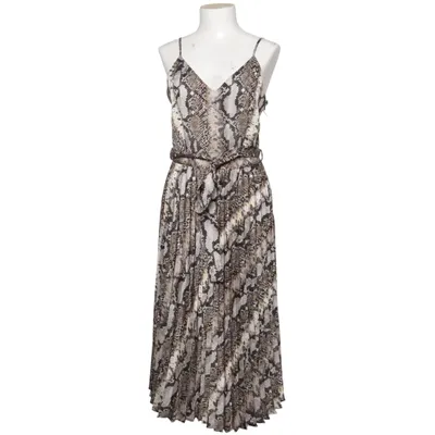 Dress (Beige, Black, Multicolored) from Koton Polyester
