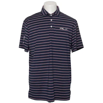 Polo shirt (Blue, Red, White) from RLX Ralph Lauren Elastane, Recycled polyester