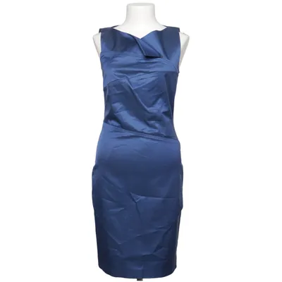 Cocktailjurk (Blauw) van Hugo Boss Katoen, Cupro, Elastaan, Viscose