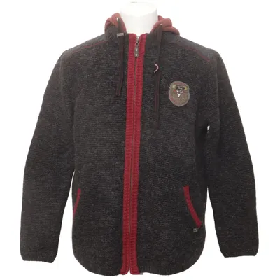 Cardigan (Gray, Red, Multicolored) from Spieth & Wensky Wool