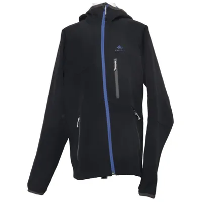 Allvädersjacka (Svart) från Quechua Elastan, Polyester, Polyuretan