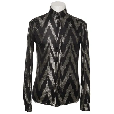 Shirt (Zwart, Zilver) van Twisted Tailor Polyester