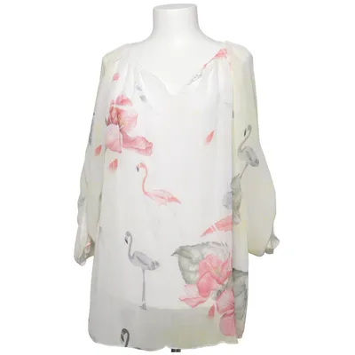 Blus (Vit, Flerfärgad) från Fashion Highlight