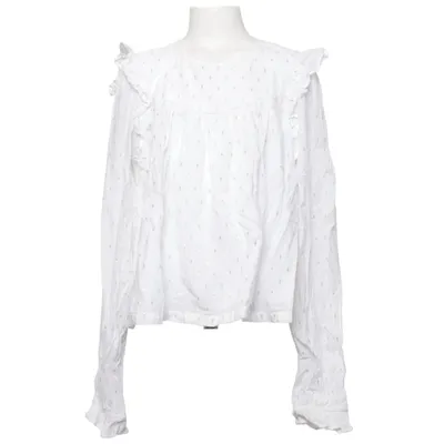 Bluse (Hvid) fra Gina Tricot Bomuld