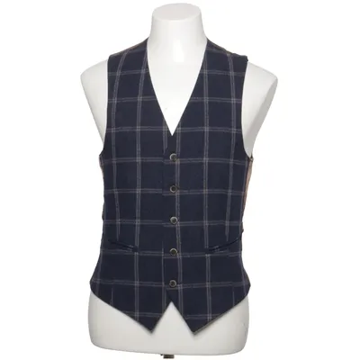Kostuumgilet (Blauw, Grijs)