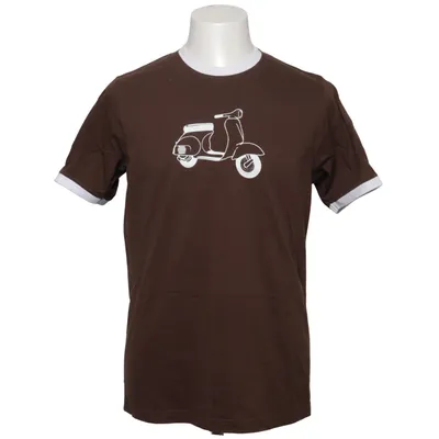 T-shirt (Brown, White) from Sonar Cotton