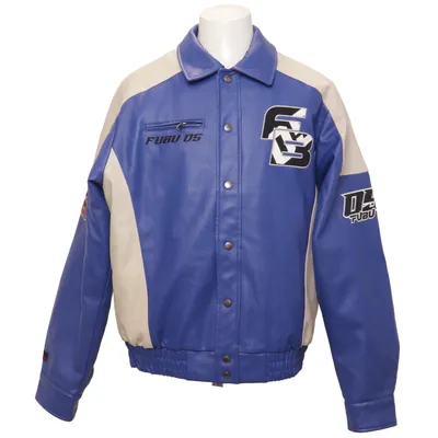 Collegejakke (Blå, Hvid, Flerfarvet) fra Fubu Polyester