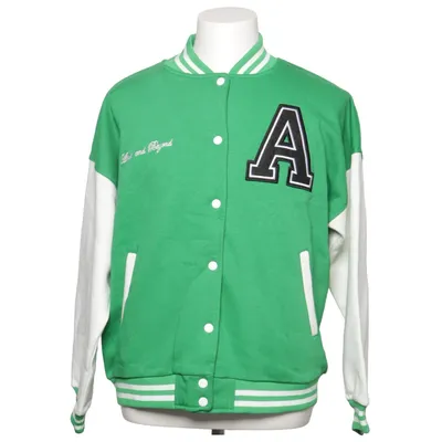 Collegejacka (Grön, Vit) från Rising Bomull, Polyester