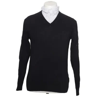 Pullover (Sort, Hvid) fra Ombre Bomuld, Nylon