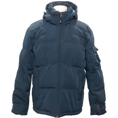 Veste d'hiver (Bleu) de Exxtasy Duvet, Plume, Polyamide, Polyester
