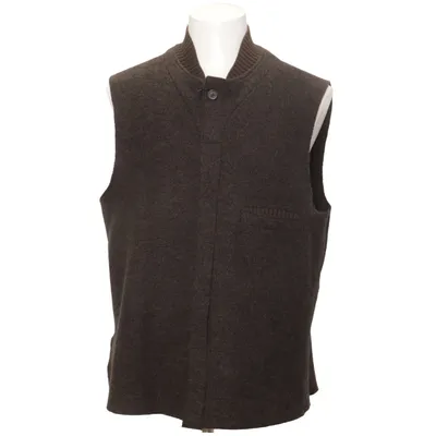 Outer vest (Gray, Brown) from Oska Wool