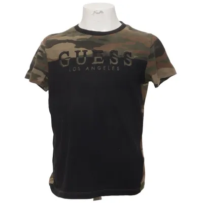 T-shirt (Noir, Vert, Beige) de Guess Kids Coton