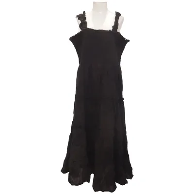 Maxi dress (Black) from Primark Cotton, Lyocell